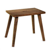 ONIJA Seating Stool,Side Table,nightstand Any Type use Solid sheesham Wooden Stool, Four Legs